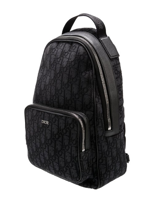 DIOR MEN Oblique Jacquard Rider Backpack Mini 2022