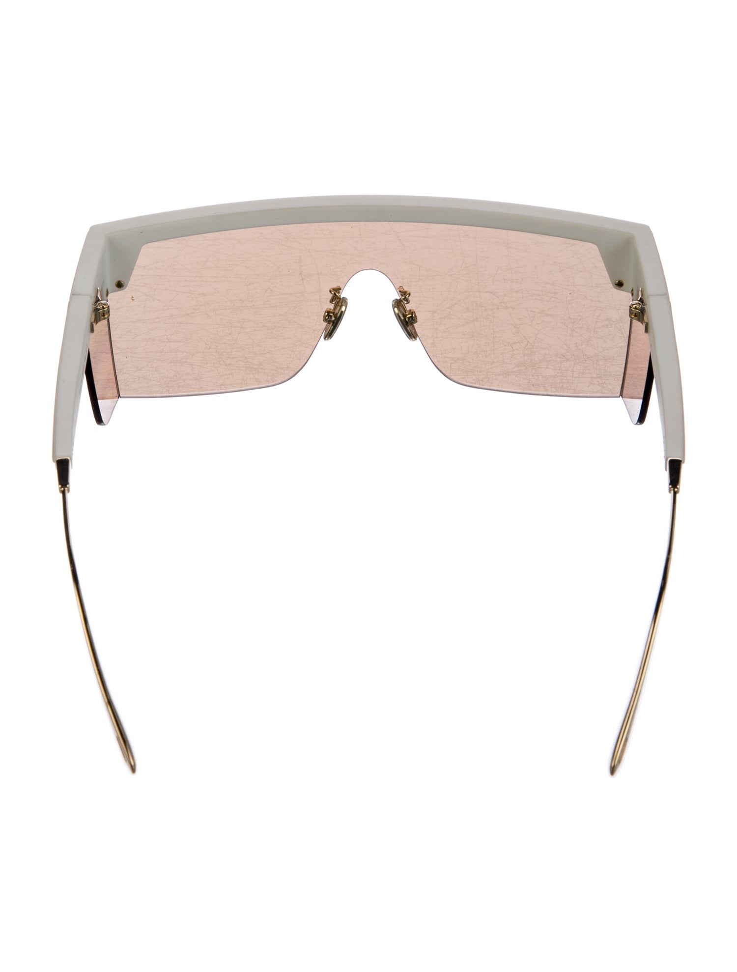 Christian Dior Diorissimo Pattern Shield Sunglasses