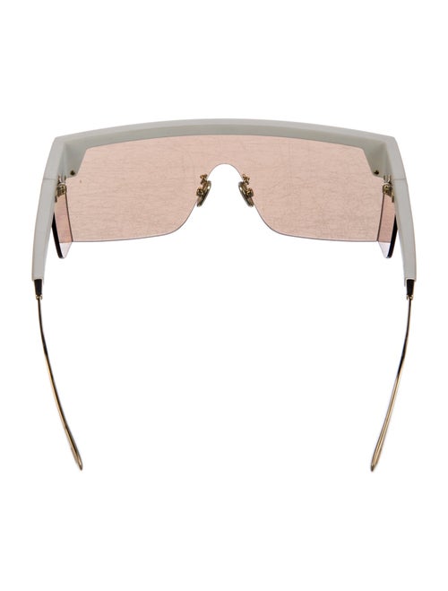 Christian Dior Diorissimo Pattern Shield Sunglasses