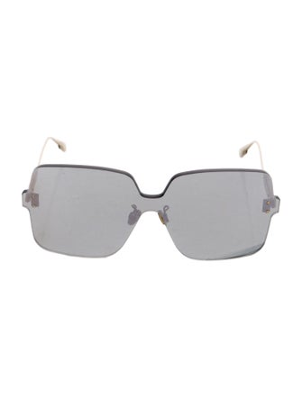 Christian Dior Oversize Mirrored Sunglasses