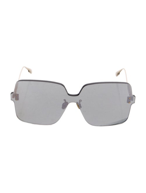 Christian Dior Oversize Mirrored Sunglasses