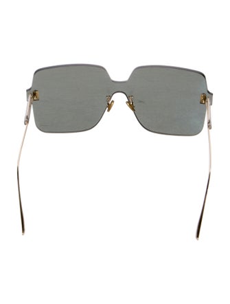Christian Dior Oversize Mirrored Sunglasses