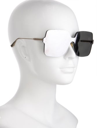 Christian Dior Oversize Mirrored Sunglasses