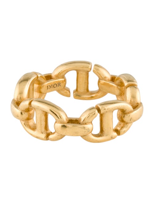 Christian Dior CD Navy Band Ring