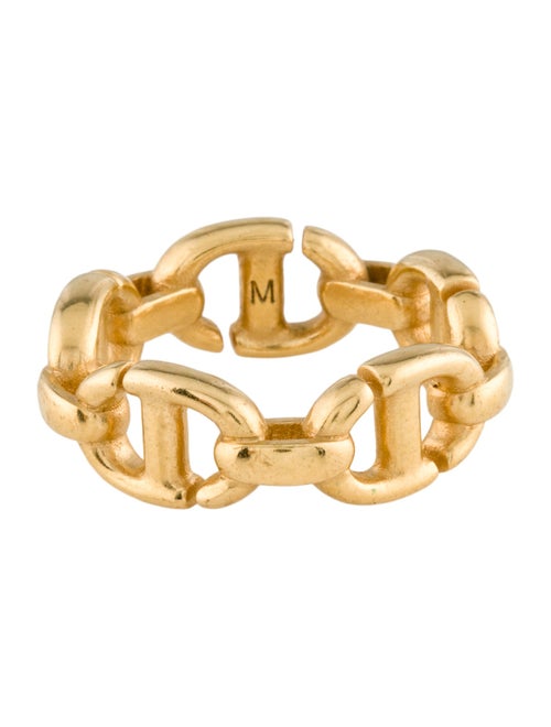 Christian Dior CD Navy Band Ring