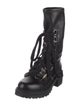 Christian Dior Leather Combat Boots