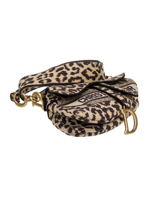 Christian Dior Canvas Celine Saddle