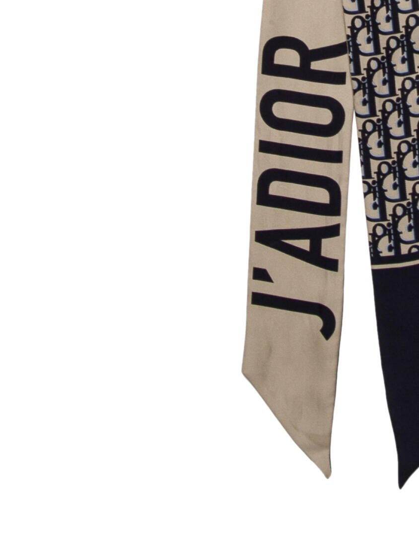 Christian Dior Silk Printed Bandeau