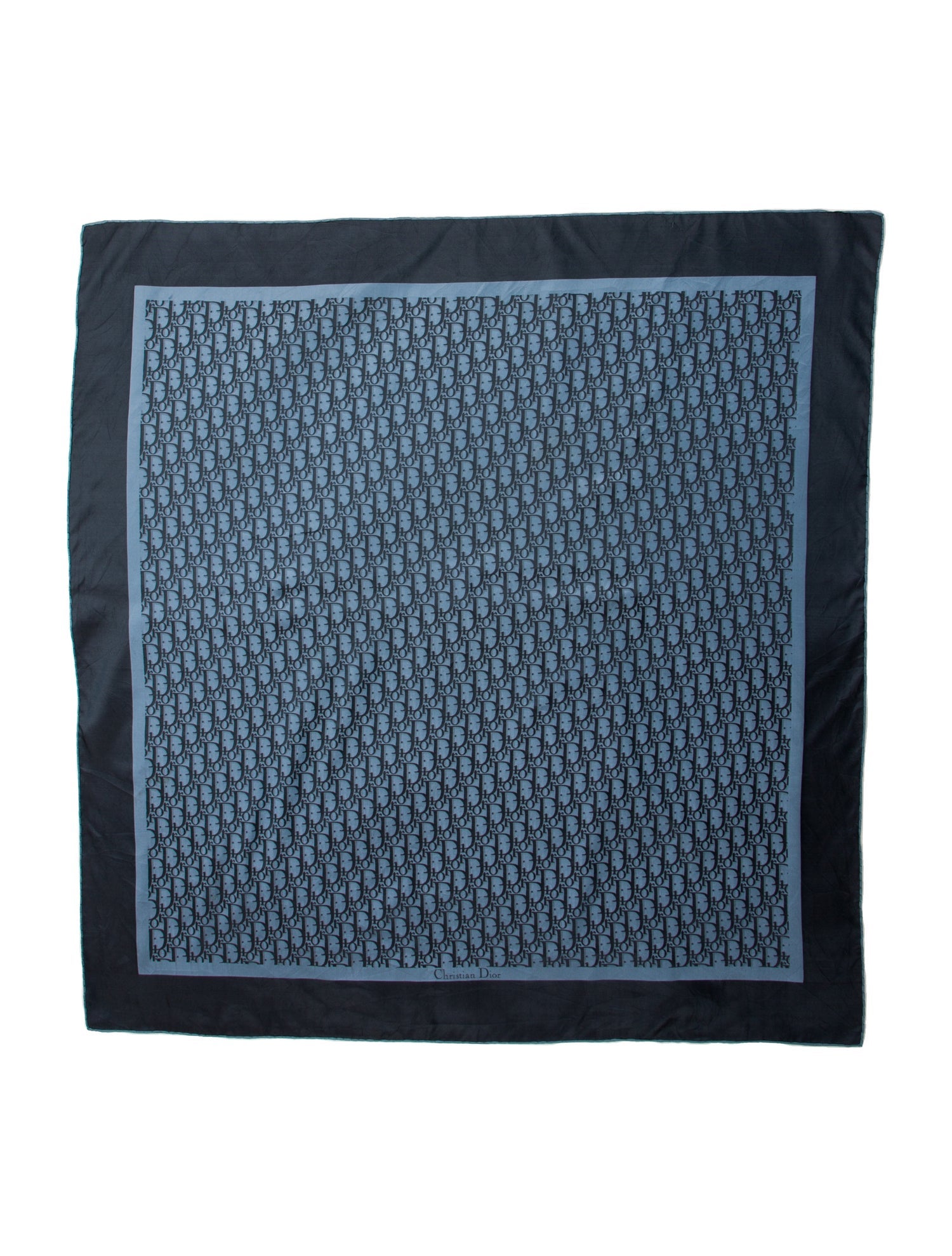 Christian Dior Silk Oblique Jacquard Scarf