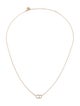 Christian Dior Crystal Clair D Lune Pendant Necklace