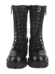 Christian Dior Leather Combat Boots