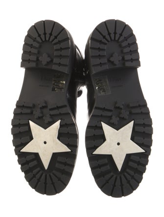Christian Dior Leather Combat Boots