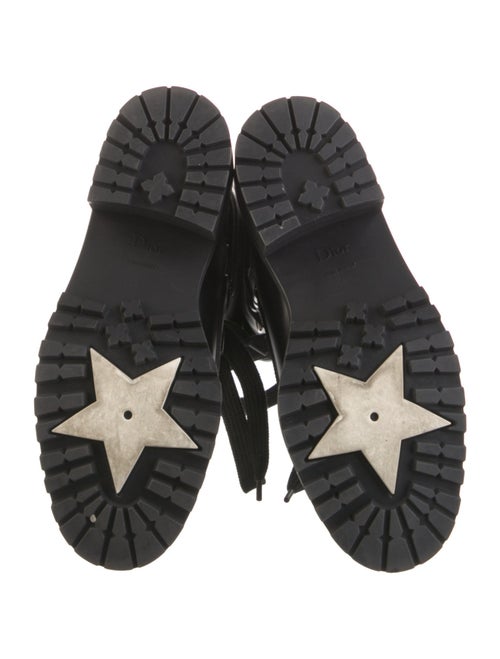 Christian Dior Leather Lace-Up Boots