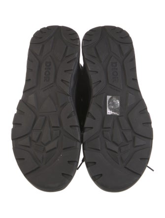 Christian Dior Oblique Jacquard Nylon Combat Boots