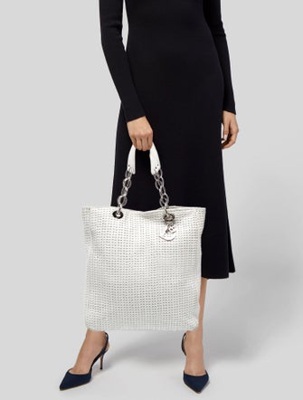 Christian Dior Leather Tote