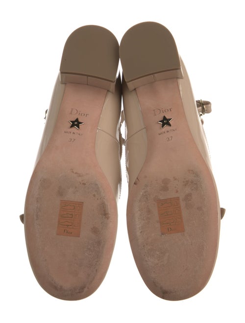 Christian Dior Patent Leather Cutout Accent Pumps