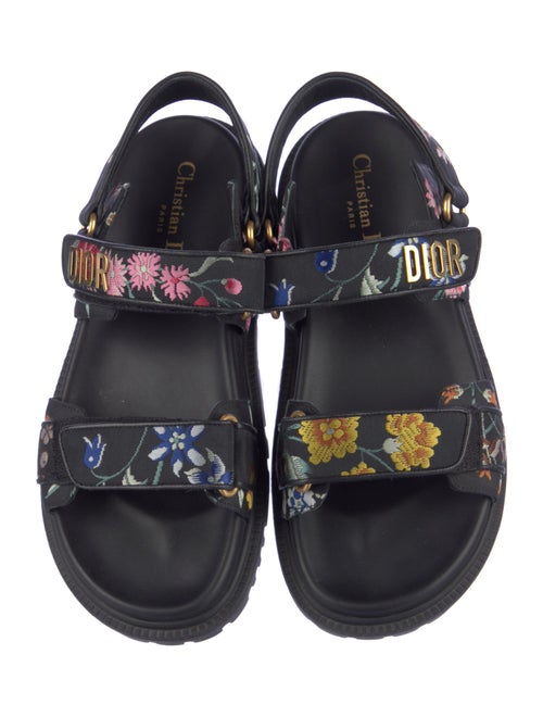 Christian Dior Dioract Jacquard Slingback Sandals