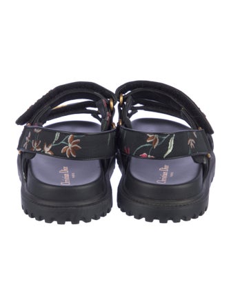 Christian Dior Dioract Jacquard Slingback Sandals
