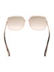 Christian Dior Oversize Gradient Sunglasses