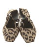 Christian Dior Animal Print Slingback Pumps