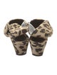 Christian Dior Animal Print Slingback Pumps