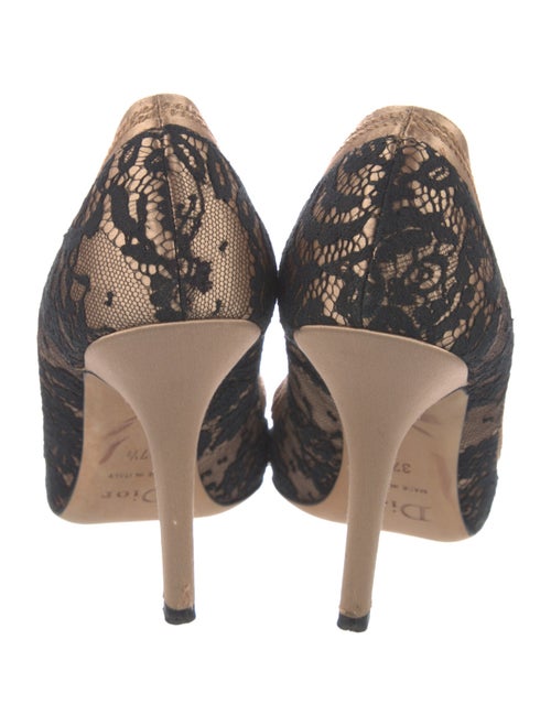 Christian Dior Lace Lace Pattern Pumps