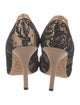 Christian Dior Lace Lace Pattern Pumps