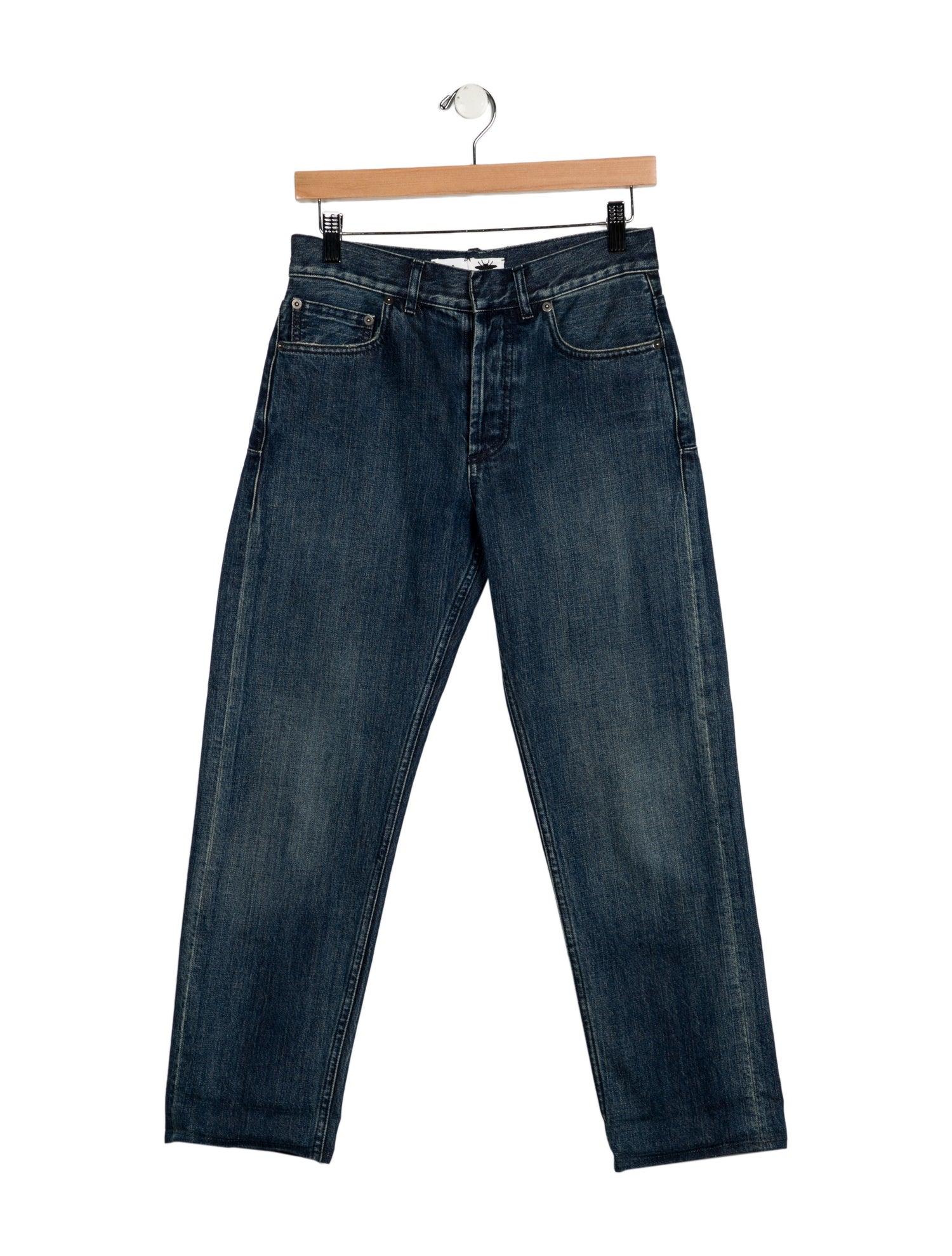 Christian Dior Mid-Rise Straight Leg Jeans