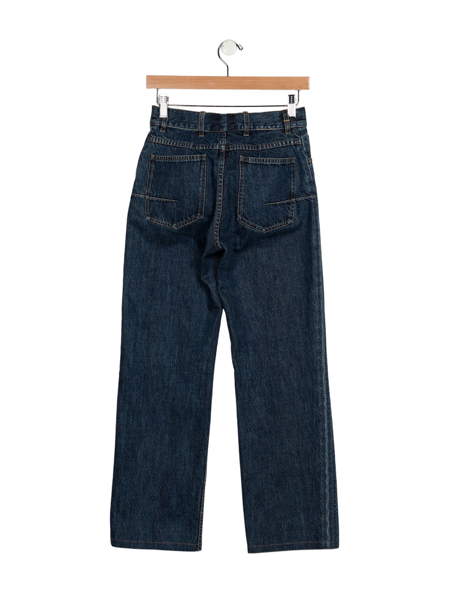 Christian Dior Mid-Rise Wide Leg Jeans