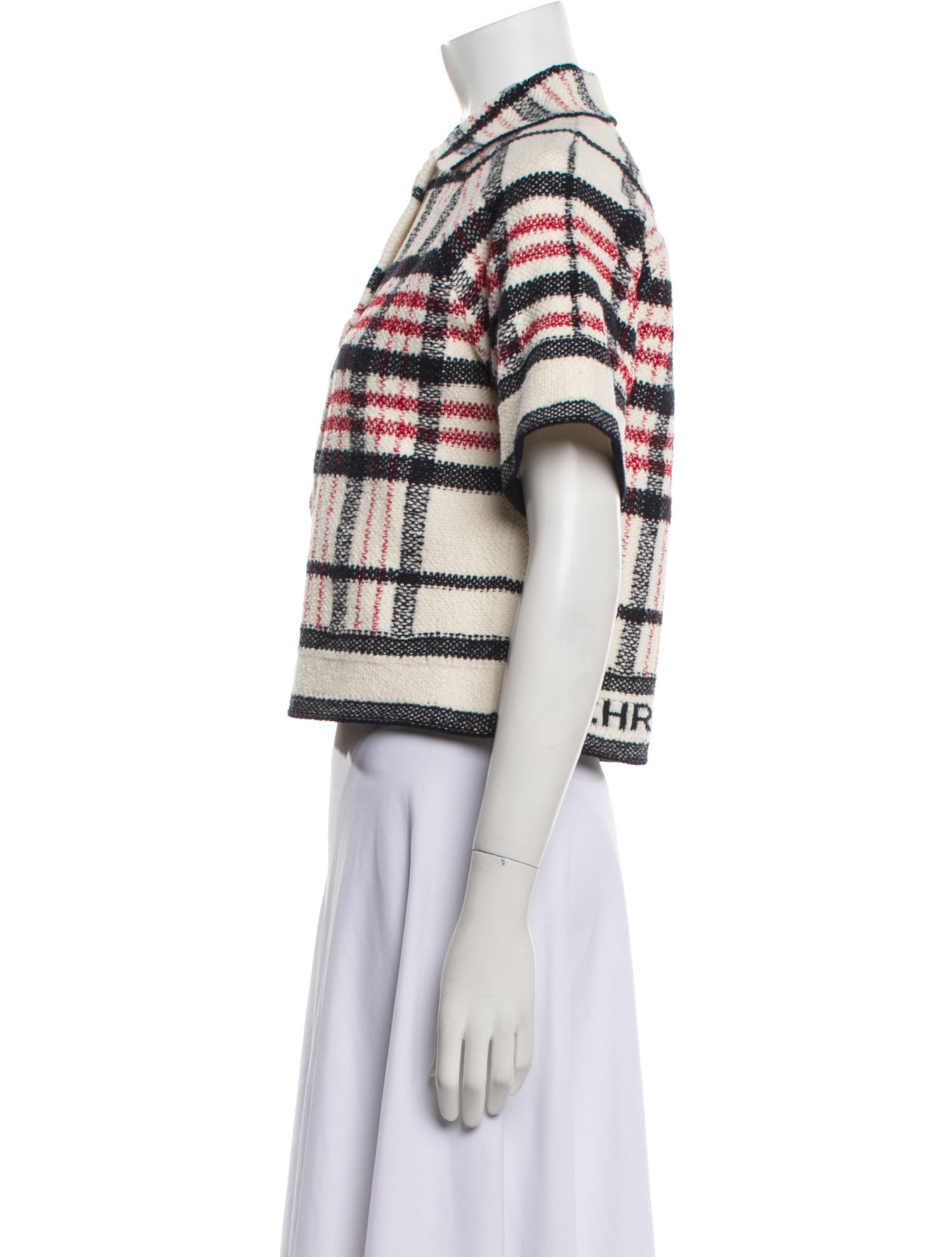 Christian Dior Plaid Print Jacket