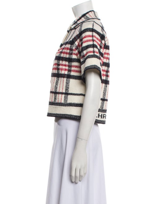 Christian Dior Plaid Print Jacket