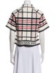 Christian Dior Plaid Print Jacket