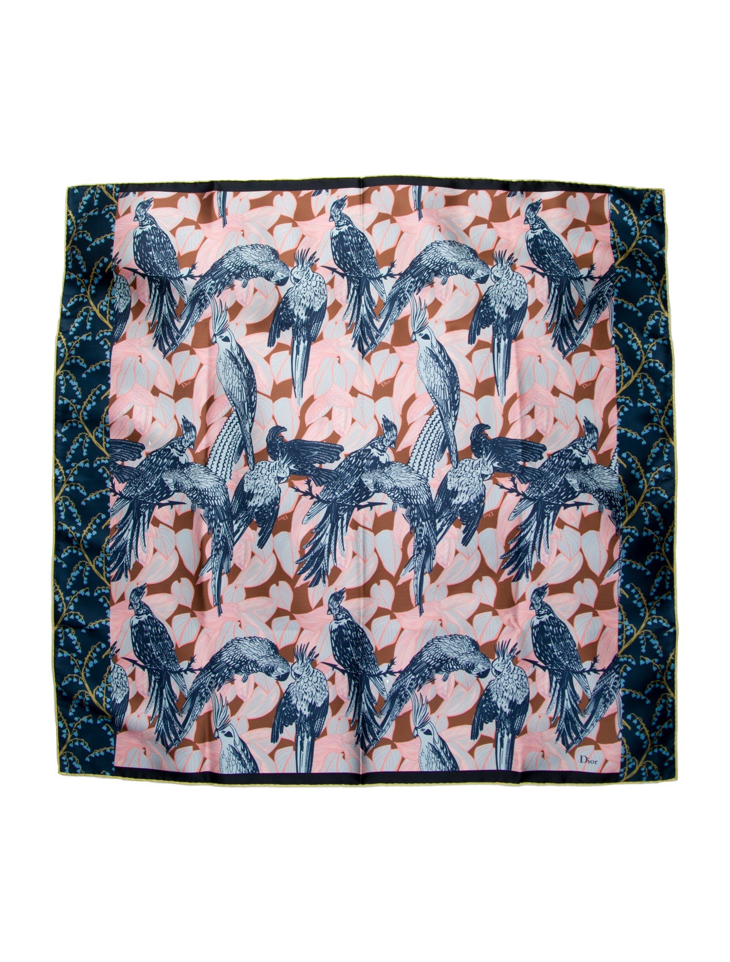 Christian Dior Silk Printed Scarf