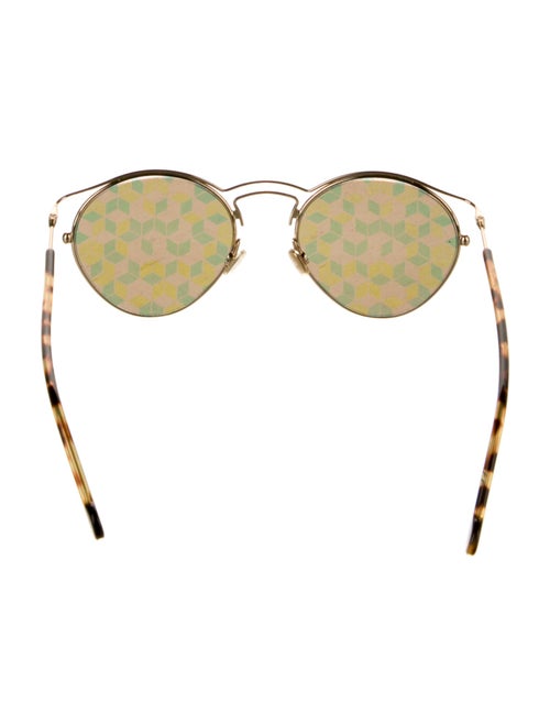 Christian Dior Round Tinted Sunglasses