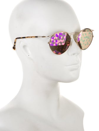 Christian Dior Round Tinted Sunglasses
