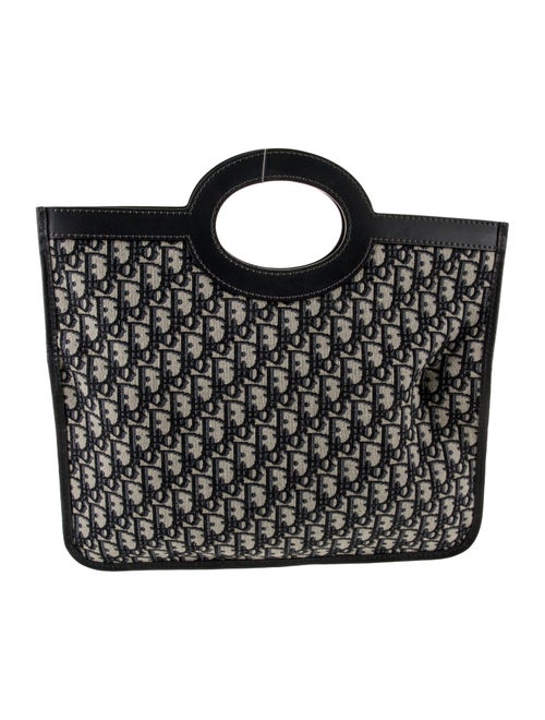 Christian Dior Oblique Jacquard Top Handle Bag