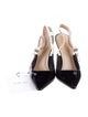 Christian Dior Patent Leather Printed Slingback Pumps