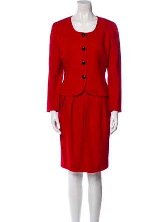 Christian Dior Wool Skirt Suit