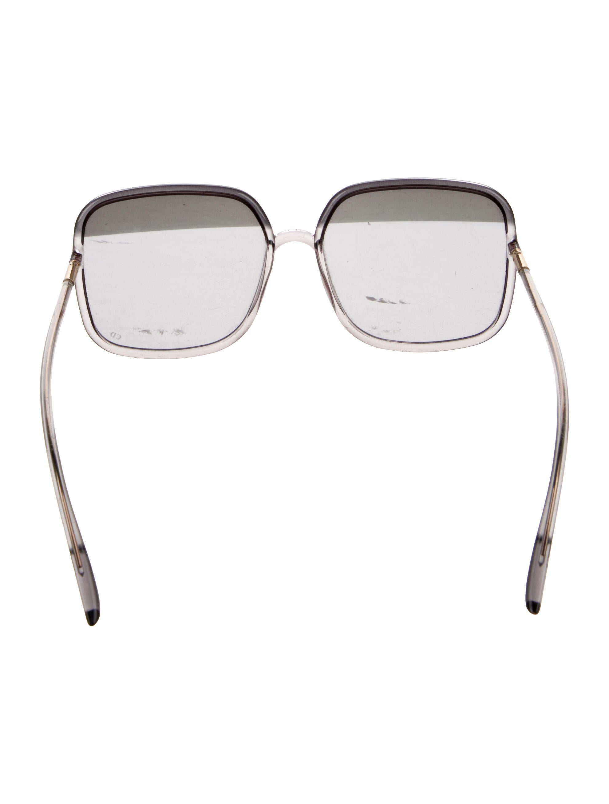 Christian Dior Square Mirrored Sunglasses