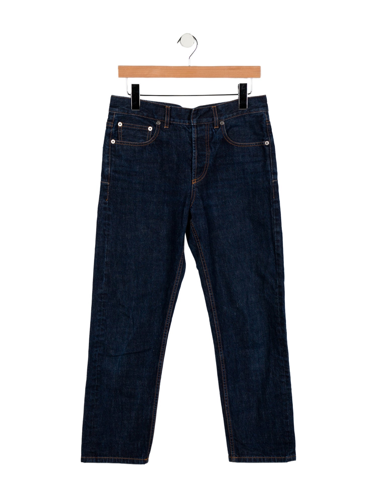 Christian Dior Mid-Rise Straight Leg Jeans