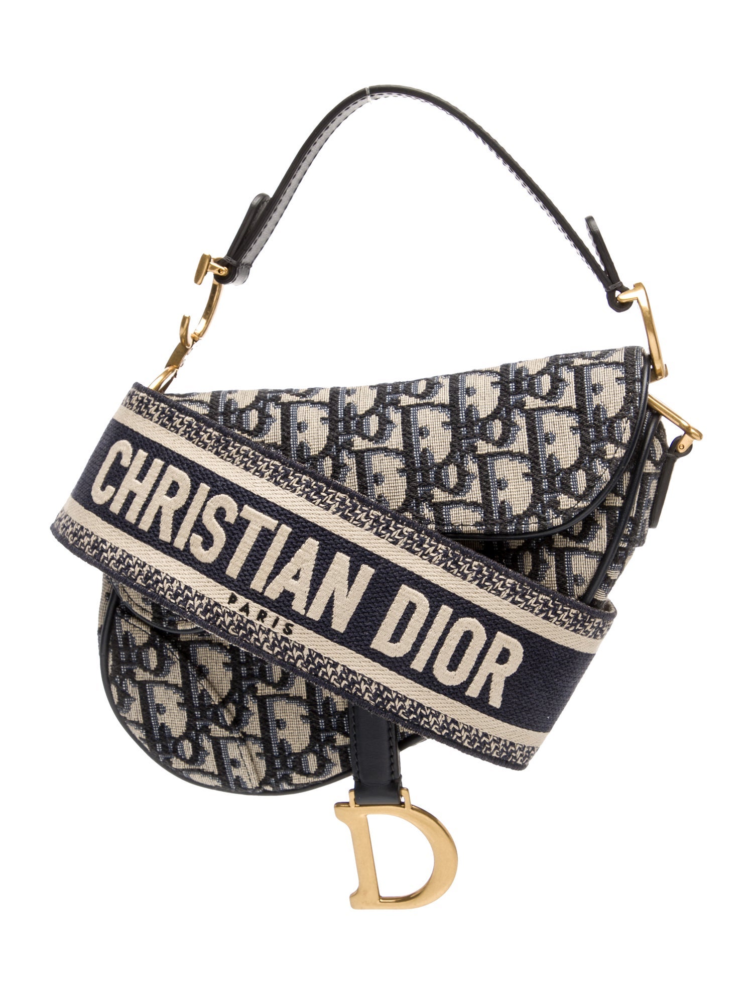 Christian Dior Oblique Jacquard Oblique Saddle