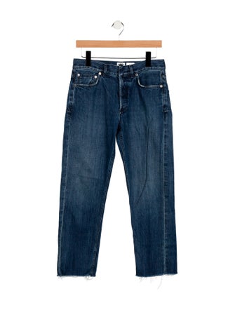 Christian Dior Mid-Rise Straight Leg Jeans