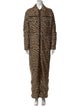 Christian Dior Animal Print Jumpsuit