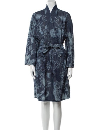 Christian Dior Floral Print Robe