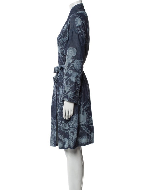 Christian Dior Floral Print Robe