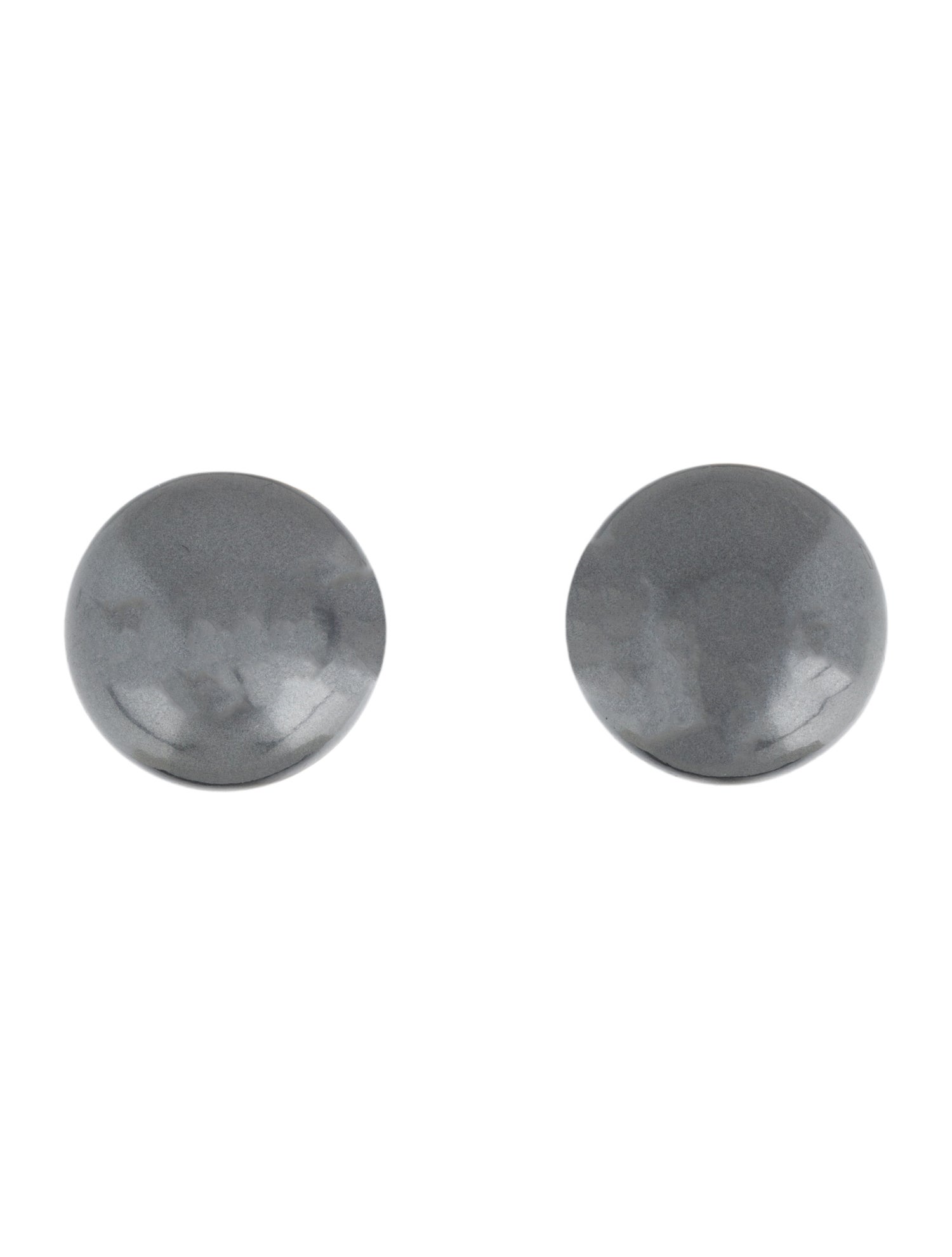 Christian Dior Faux Pearl & Rubber Tribales Stud Earrings
