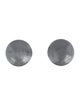 Christian Dior Faux Pearl & Rubber Tribales Stud Earrings