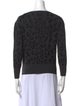 Christian Dior Cashmere Animal Print Sweater