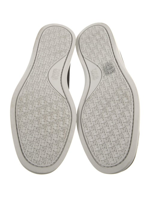 Christian Dior Diorissimo Pattern Suede Loafers