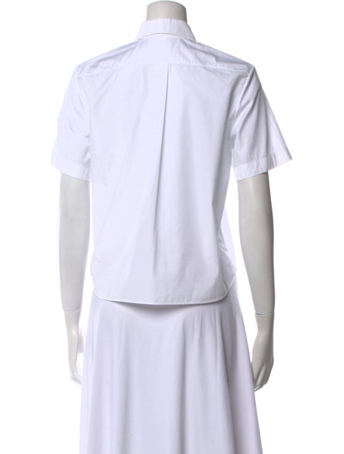 Christian Dior Short Sleeve Button-Up Top